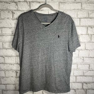 POLO by Ralph Lauren | Light Grey Custom Slim Fit Short Sleeve Tee